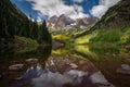 Maroon Lake - Colorado Royalty Free Stock Photo