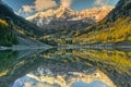 Maroon Bells Autumn Royalty Free Stock Photo