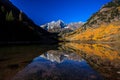 Maroon Bells Reflection Royalty Free Stock Photo