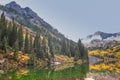 Maroon Bells Scenic in Fall Royalty Free Stock Photo