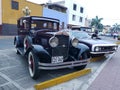 Maroon and black 1930 Chrysler 66 four doors in Lima