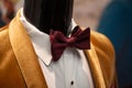 Maroon bow