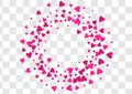 Maroon Color Heart Vector Transparent Backgound