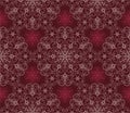 Maroon Floral seamless wallpaper pattern