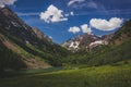 Maroon Lake and Maroon Bells Royalty Free Stock Photo