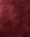 Maroon or rosewood with burgundy shades. Abstract art background. Acrylic paint with large brush strokes in marsala, dark red