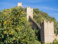 Marostica, Vicenza, Italy. The castle on the top of the hill Royalty Free Stock Photo