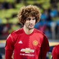 Marouane Fellaini in match 1 8 finals of the Europa League between FC Rostov and Manchester United , 09 March 2017 in