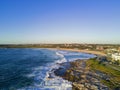 Maroubra Beach aerial view Royalty Free Stock Photo