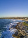 Maroubra Beach aerial view Royalty Free Stock Photo