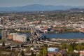 Marquam Bridge over Willamette River