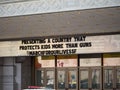 Marquee at Bill Graham Civic Auditorium at March of Our Lives rally