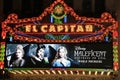 Marquee at El Capitan Theatre