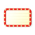 Marquee light border icon. Clipart image Royalty Free Stock Photo