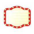 Marquee light border icon. Clipart image