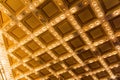 Marquee Lights on Theater art deco retro Ceiling Royalty Free Stock Photo