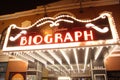 Marquee at Night, Biograph Theater, Chicago