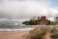 Marquette Lower Harbor Lighthouse Royalty Free Stock Photo