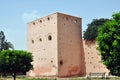 Marrakech defensive walls Royalty Free Stock Photo