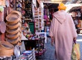 Marrakech Life in Souks Royalty Free Stock Photo