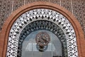 MARRAKECH, MOROCCO - APRIL 20, 2023 - Modern oriental building of the central train station of Marrakech