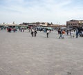 View of Jemaa el fna, Marrakech, Morocco Royalty Free Stock Photo