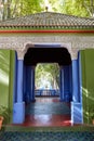 Marrakech Morocco- 03 02 2016 : Jardin Majorelle Garden in Marrakech was founded in 1923