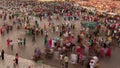 Time Lapse footgae of Djemma El Fna square in Marracesh