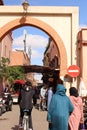 One of old gates in Marrakesh Royalty Free Stock Photo