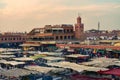 Marrakesh Jamaa el Fna square, Morocco, Africa