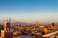 Marrakesh landscape Royalty Free Stock Photo
