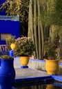 Marrakesh, Majorelle Gardens Royalty Free Stock Photo
