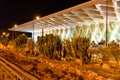 Marrakesh Menara airport at night