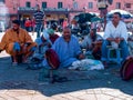 Marrakesh, Morocco - Charmers in el-fnaa square