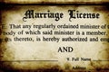 Marriage Certificate Form