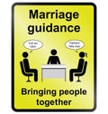 Marriage Guidance Information Sign