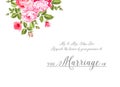 Marriage invitation card