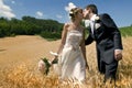 Marriage kiss Royalty Free Stock Photo