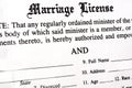 Marriage License