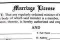 Marriage License Form