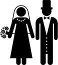 Marriage pictogram