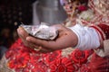 during a marriage pooja