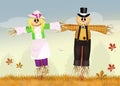 Marriage of scarecrows