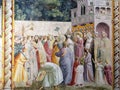 Marriage of the Virgin, Basilica di Santa Croce in Florence Royalty Free Stock Photo
