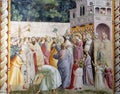 Marriage of the Virgin, Basilica di Santa Croce in Florence Royalty Free Stock Photo