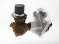 Marriageable teddy bears Royalty Free Stock Photo