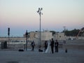 Married couple being photographed in the city of Trani