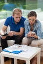 Married couple with financial problems Royalty Free Stock Photo