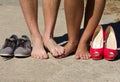 Married feet Royalty Free Stock Photo