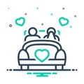 Mix icon for Married, hitched and marital